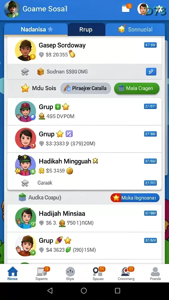 Cuplikan layar POS4D — aktivitas
